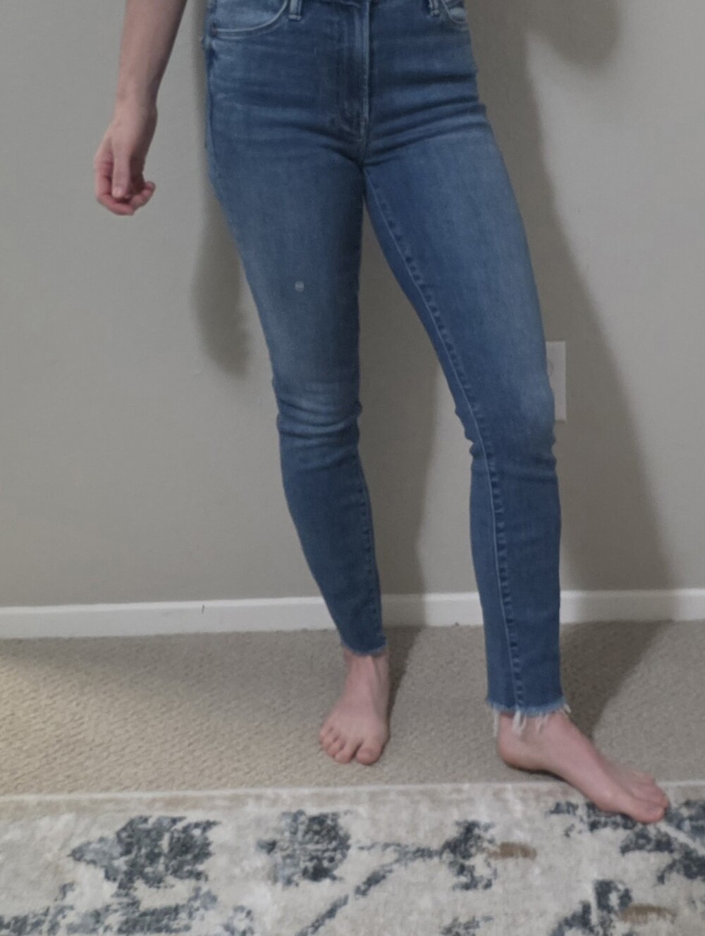 Classic High-Rise Skinny Jeans - Classic Blue